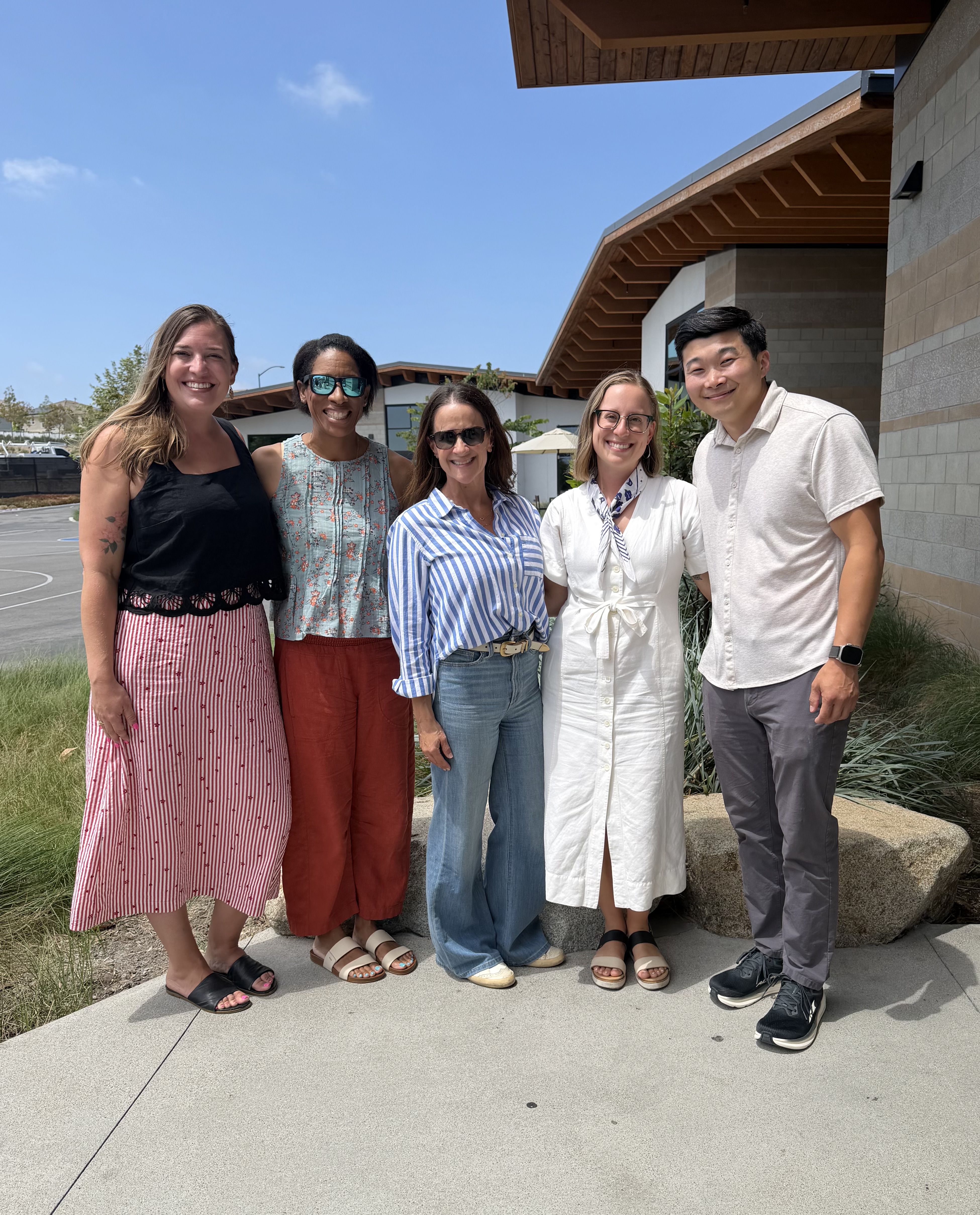 Image of Steam+ team: Holly Sutton, Veronica Brown, Melissa Davis, Bridget Brown, Daniel Kodama