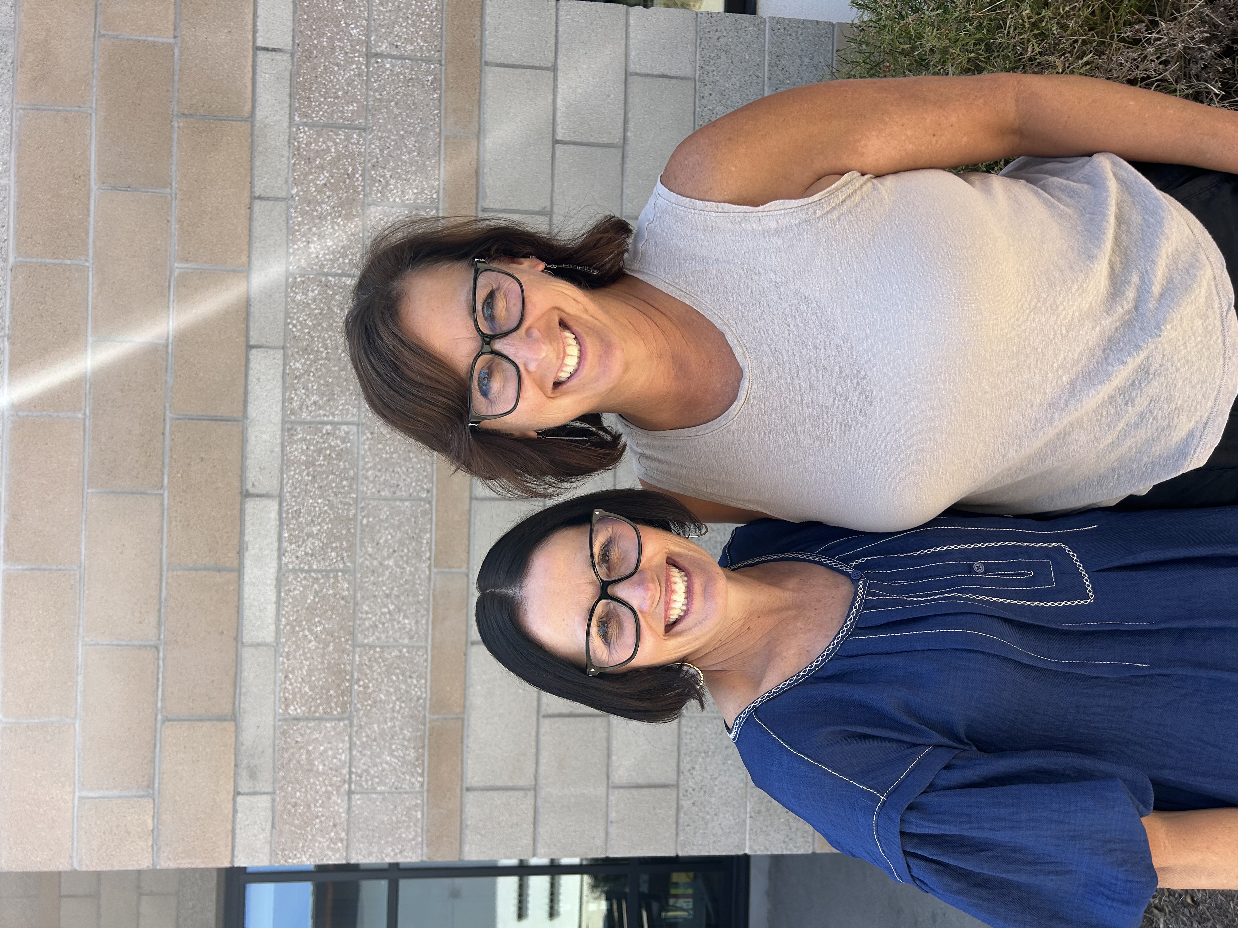Picture of 2nd grade team, Audrey Schengel and Sandy Johnson 