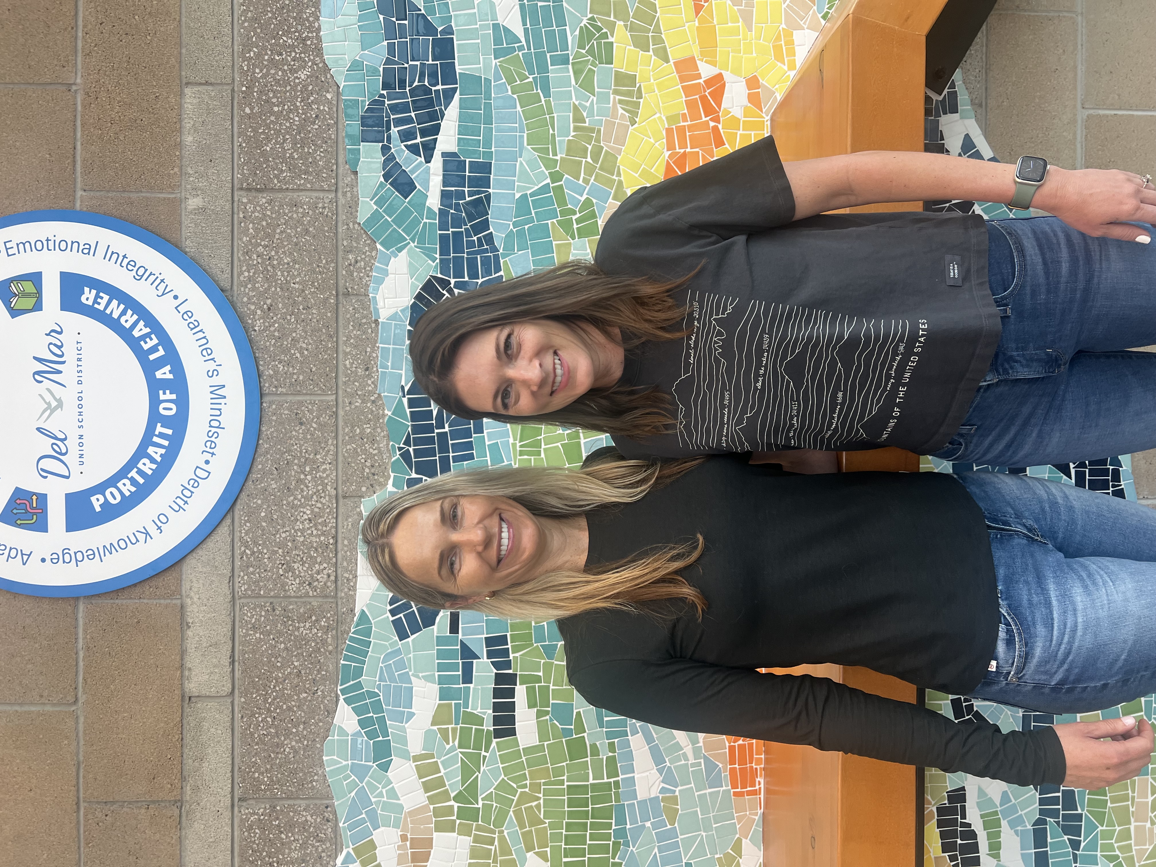 Picture of Christie Vincent and Veronica Jones smiling 